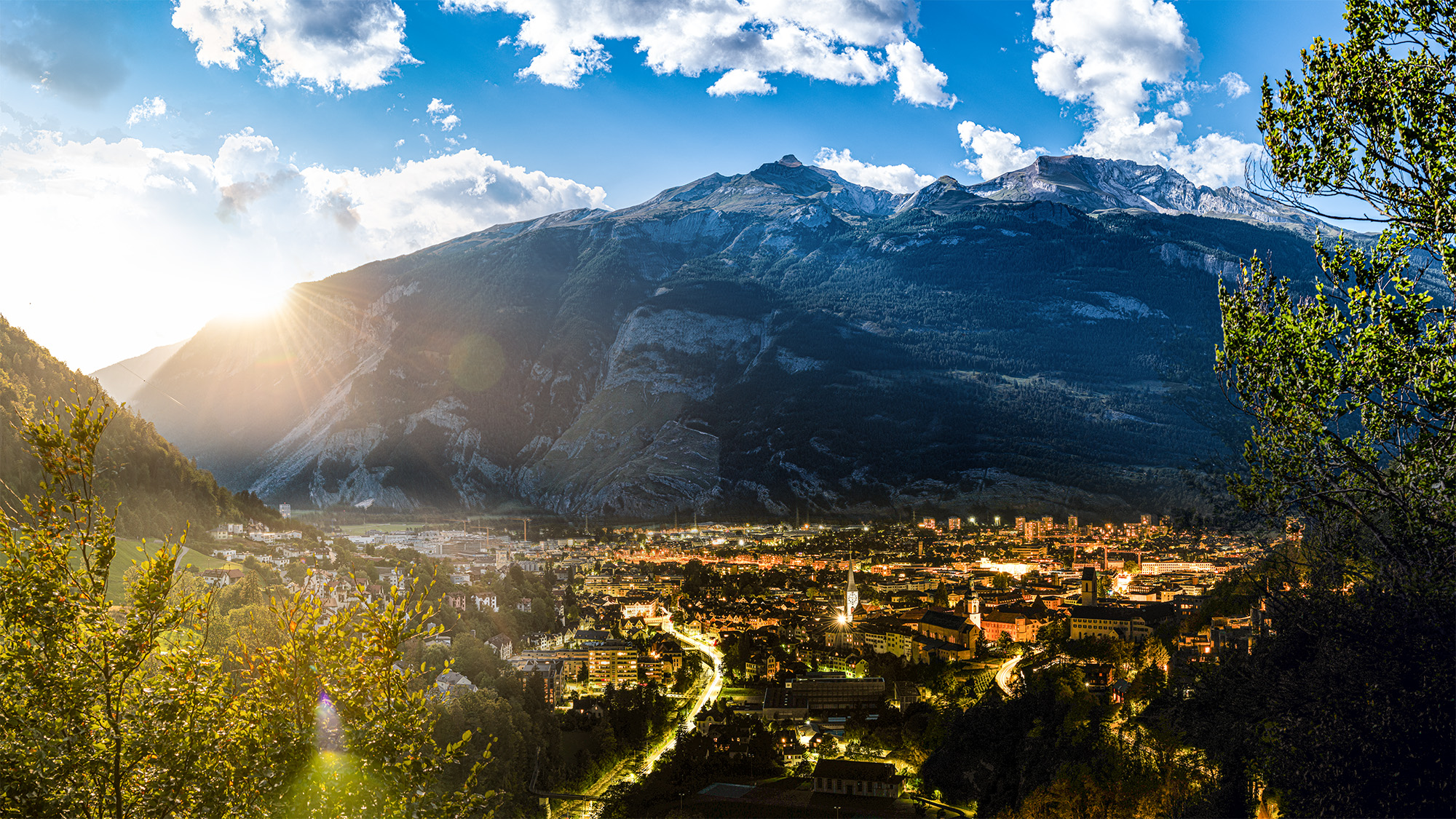 Timelapse Chur, Switzerland