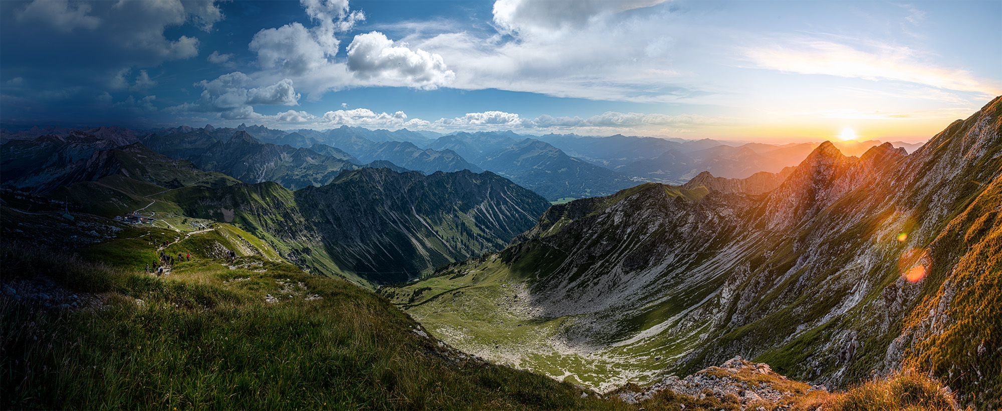 Timelapse Nebelhorn, Allgäu, Bavaria, Germany