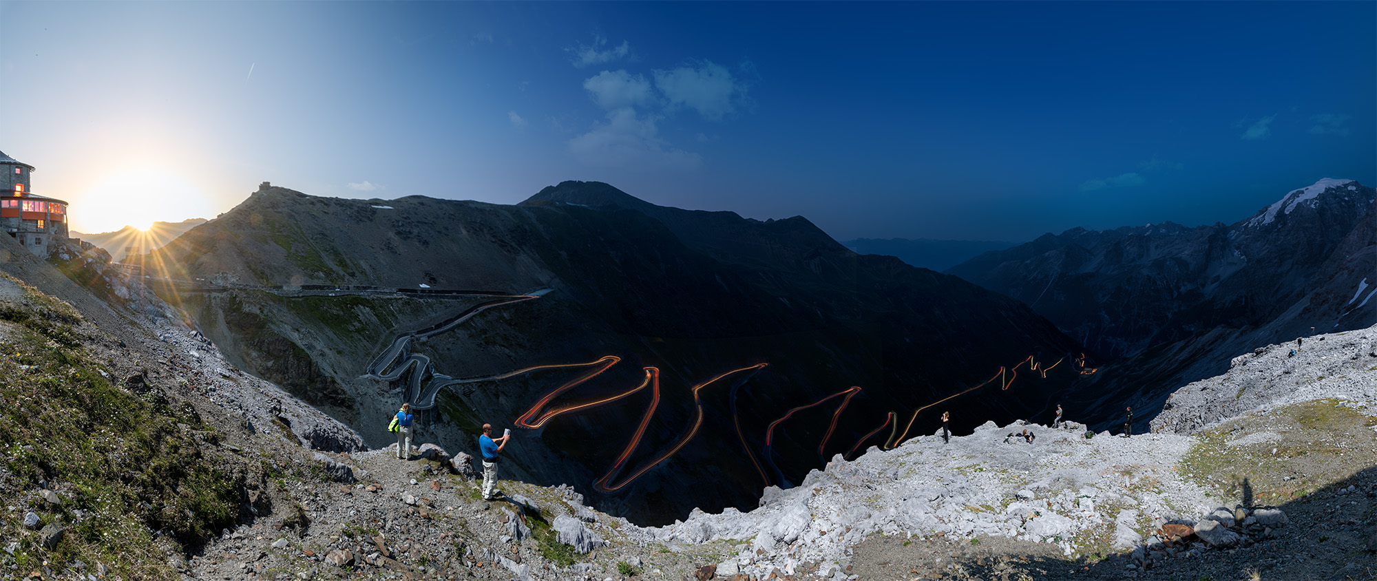 Timelapse Stilfser Joch (Passo dello Stelvio), Switzerland