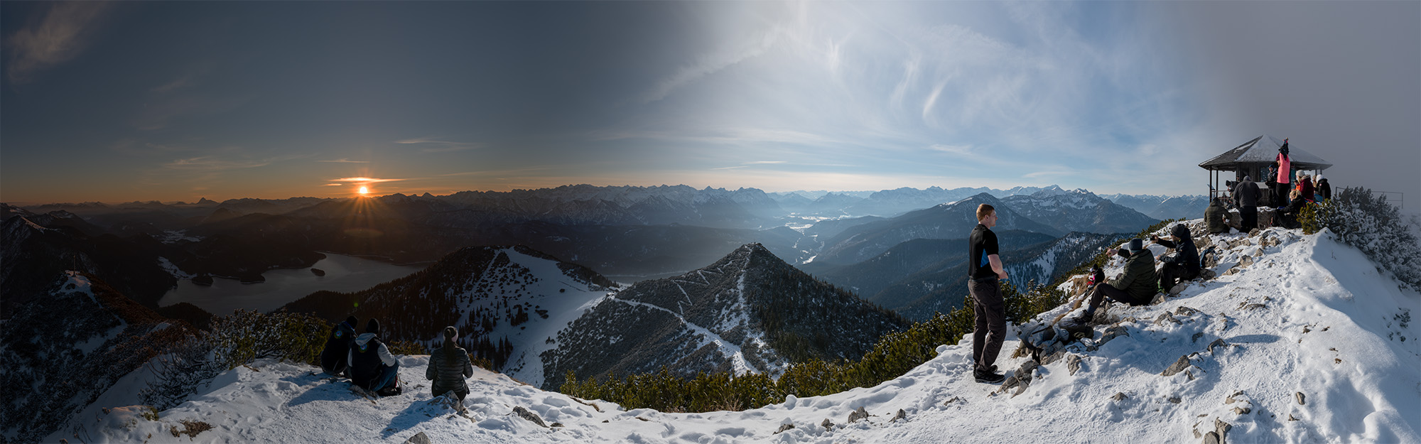 Timelapse Herzogstand, Bavaria, Germany