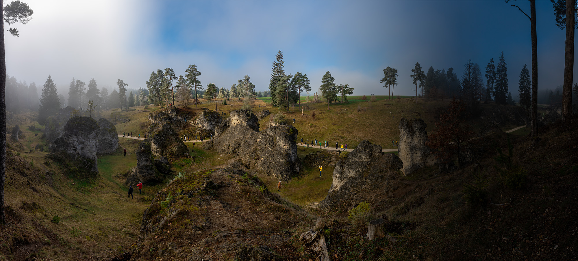 Timelapse Felsenmeer Schwäbische Alb, Germany