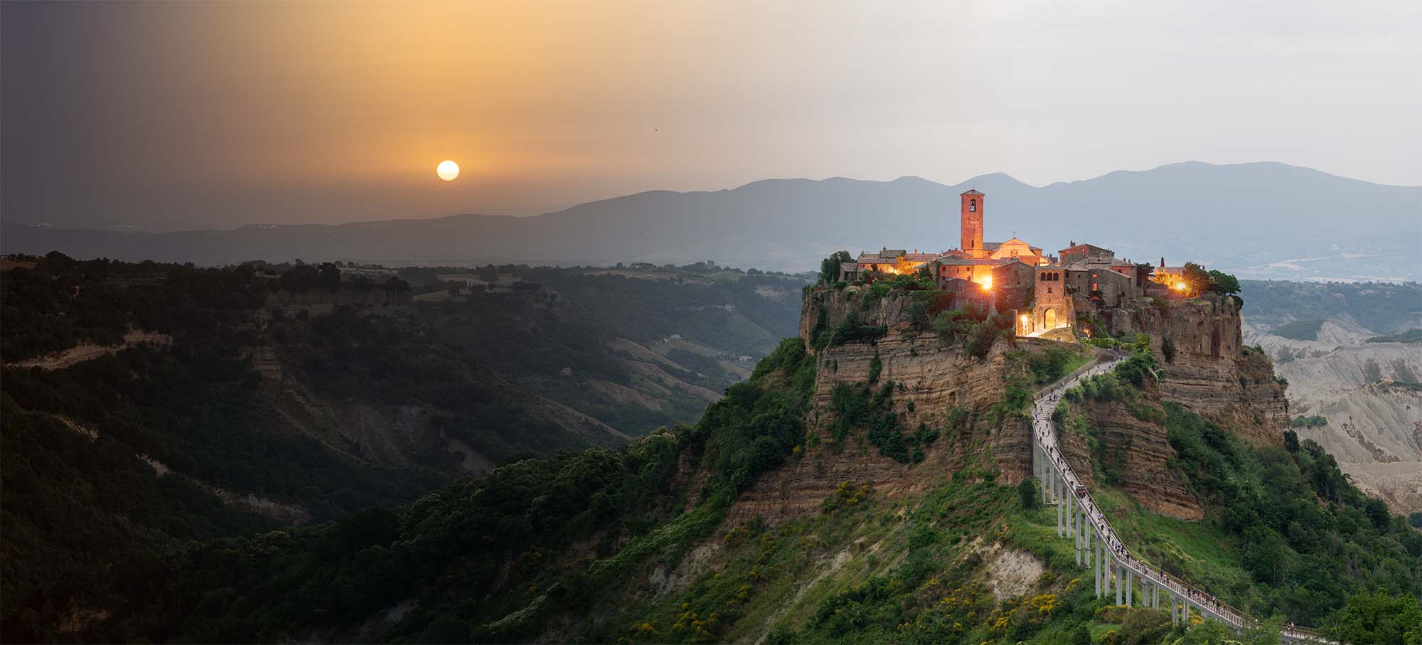 Timelapse Civita di Bagnoregio, Italy, June 2021