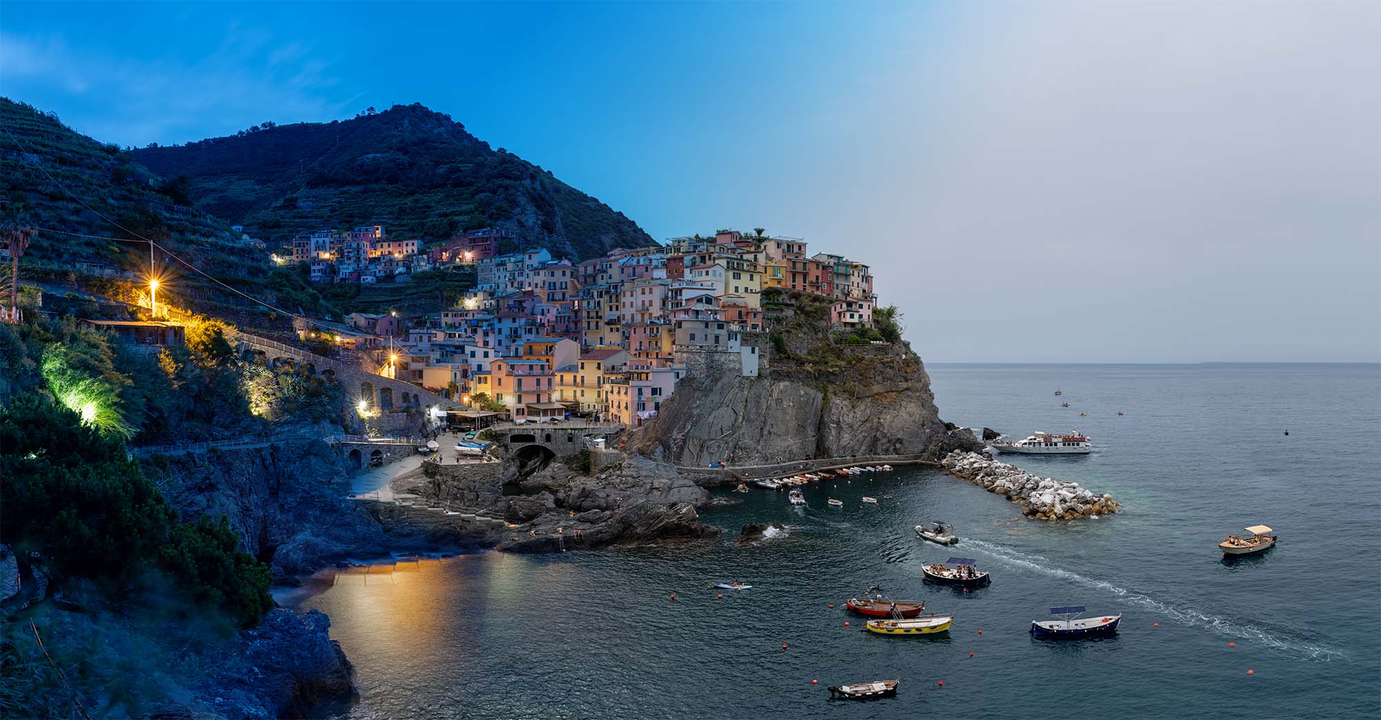Timelapse Manarola, Cinque Terre, Italy, June 2021