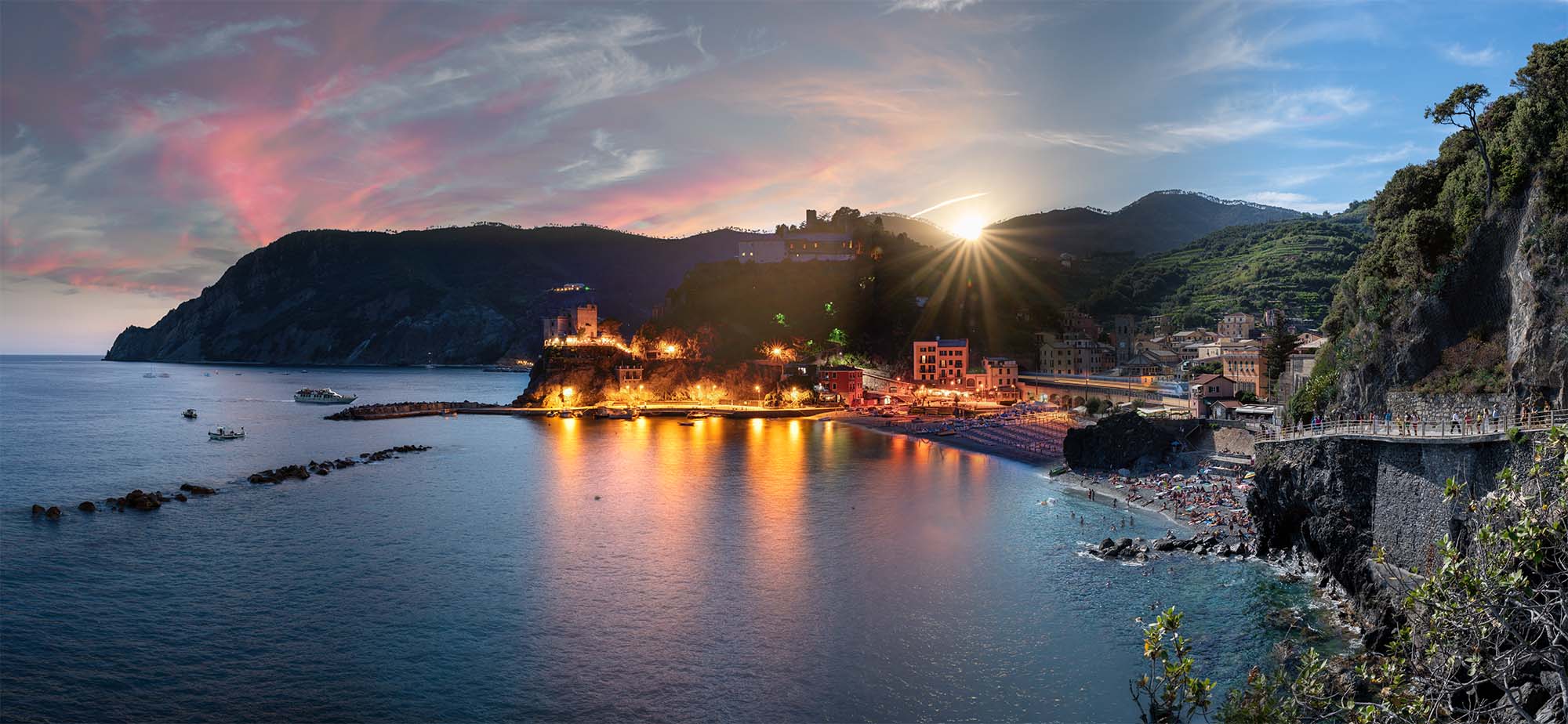 Timelapse Monterosso, Cinque Terre, Italy, June 2021