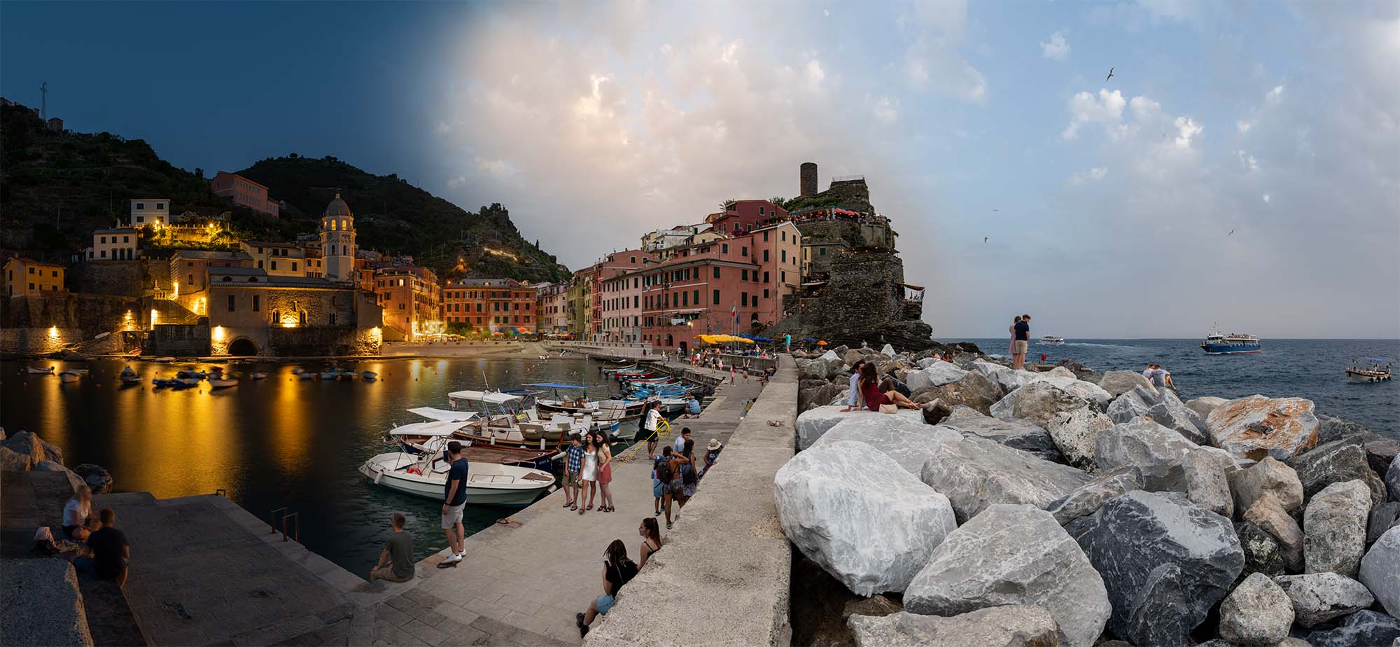 Timelapse Vernazza, Cinque Terre, Italy, June 2021