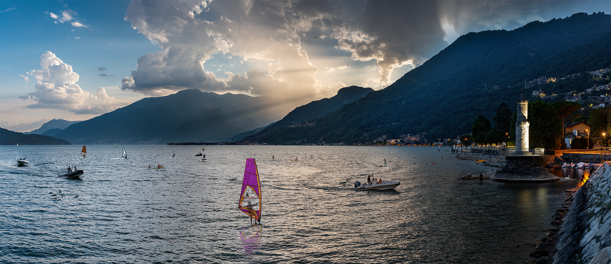 Timelapse Gera Lario, Lago di Como, Italy