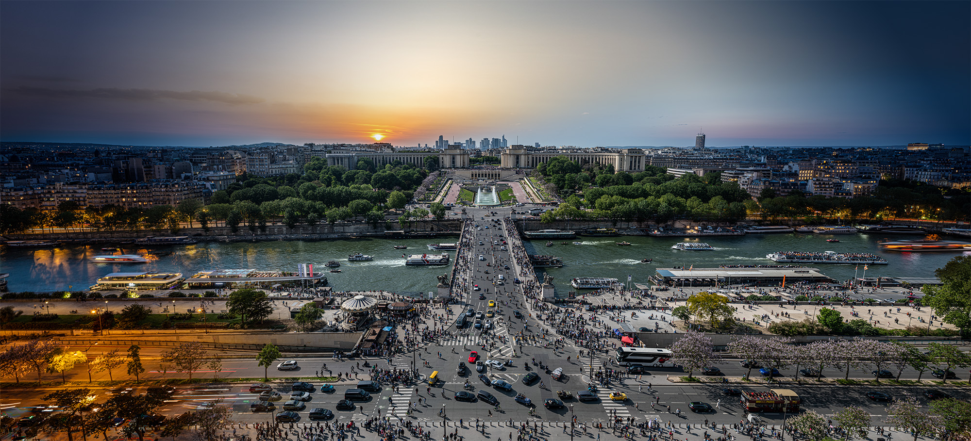 Timelapse Pont d'Iéna, Paris, France
