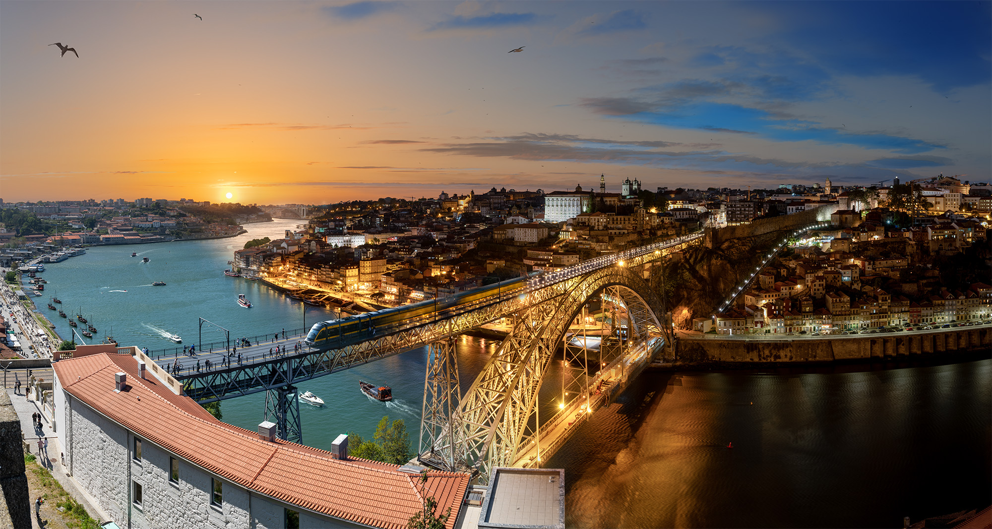 Timelapse Porto, Portugal, April 2022
