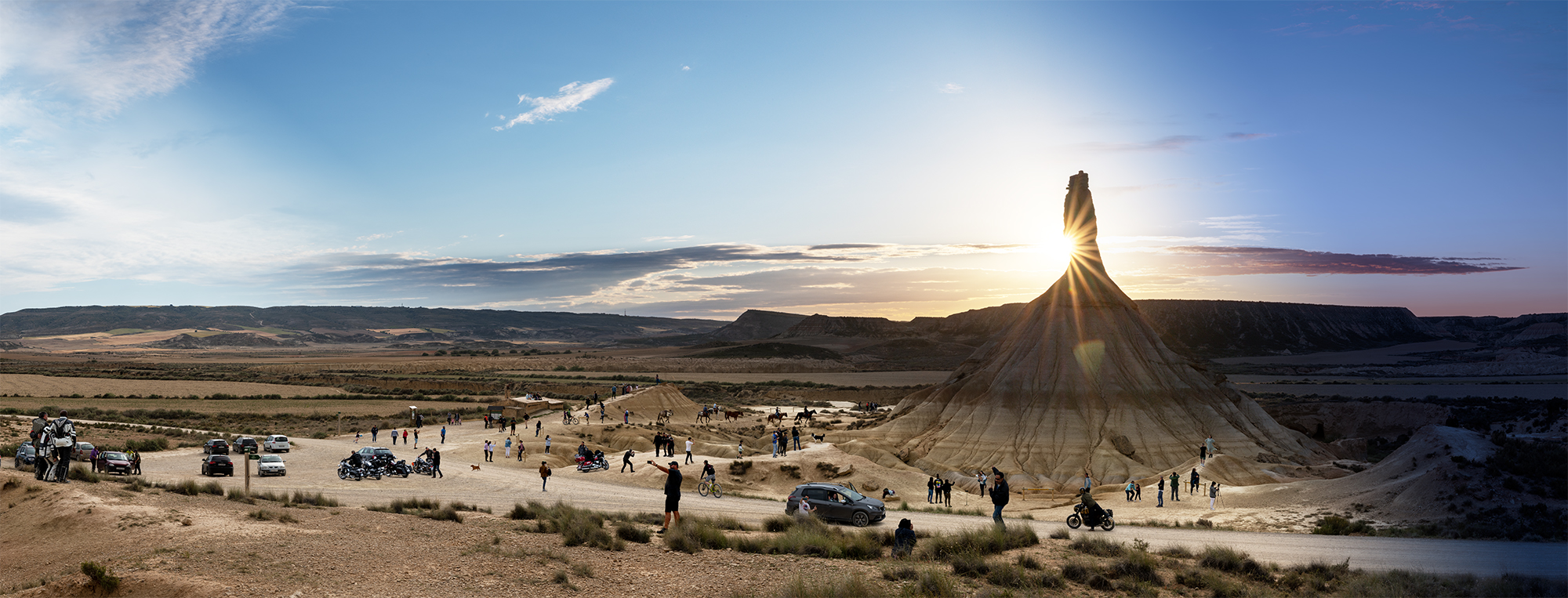Timelapse Bardenas Reales, Spain