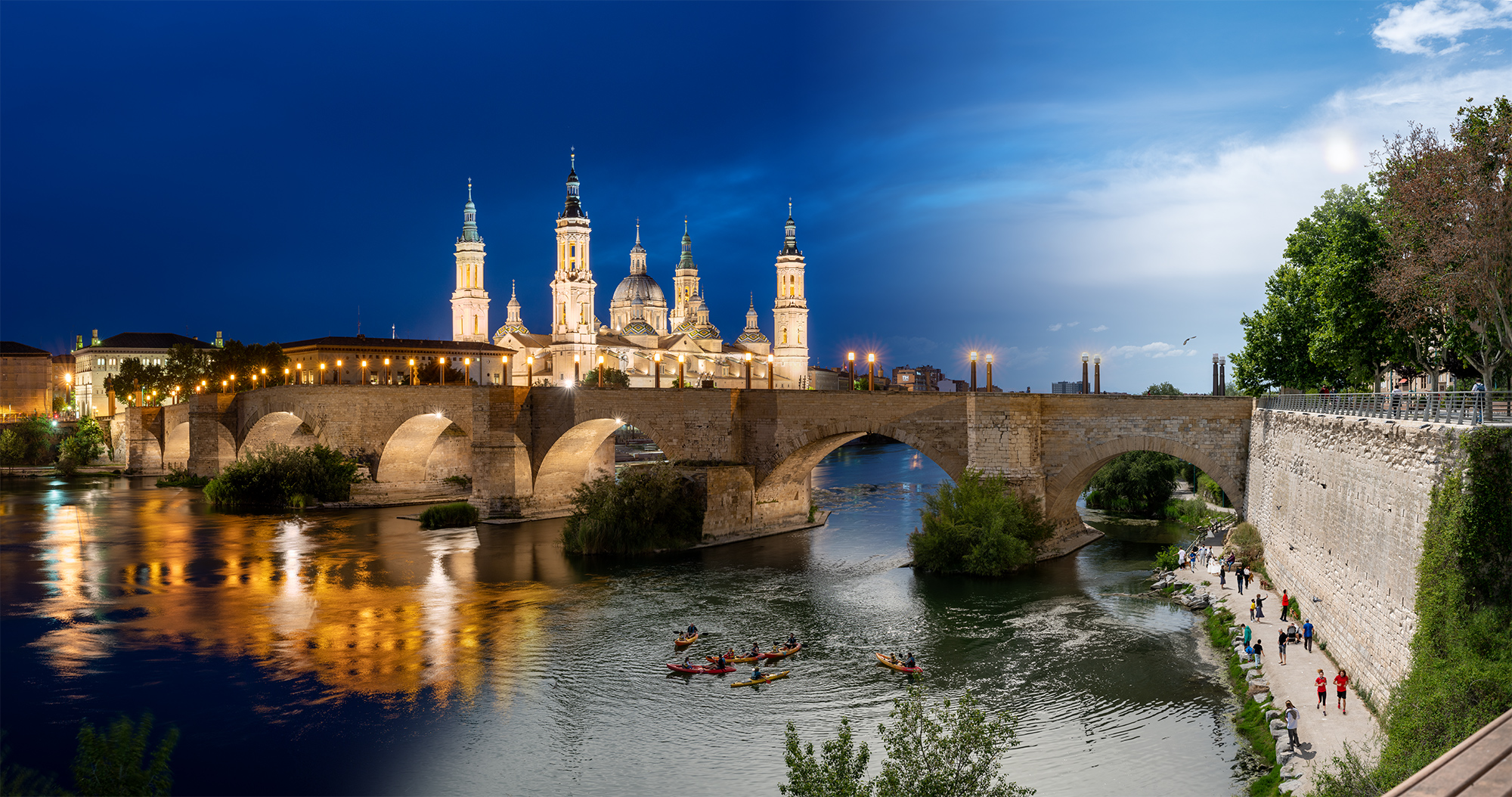 Timelapse Saragossa, Spain